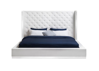 Abrazo King Bed Whiteline