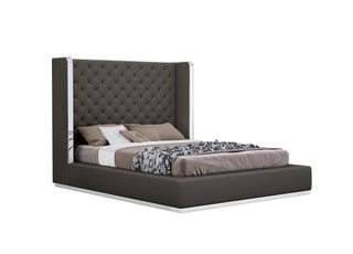 Abrazo Queen Bed Whiteline