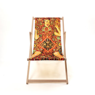 Deck Chair Lady On Carpet SELETTI
