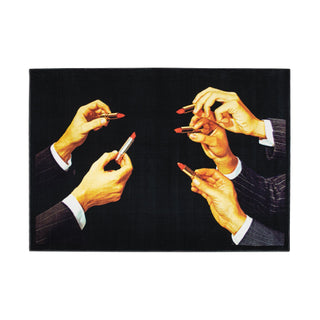 Rectangular Rug Lipstick Black DEKOR