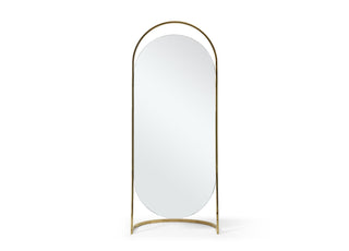 Celina Floor Mirror Whiteline