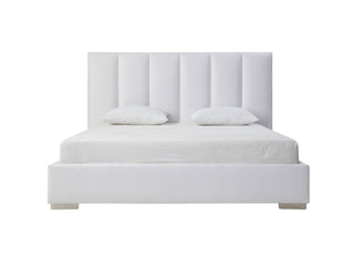 Velvet Queen Bed Whiteline