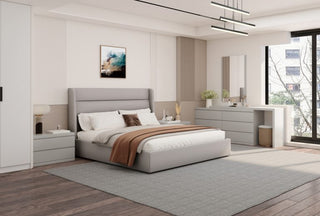 Tokyo King Bed Whiteline