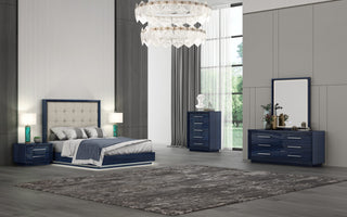 Alexander Queen Bed Whiteline