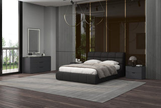 Owen King Bed Whiteline