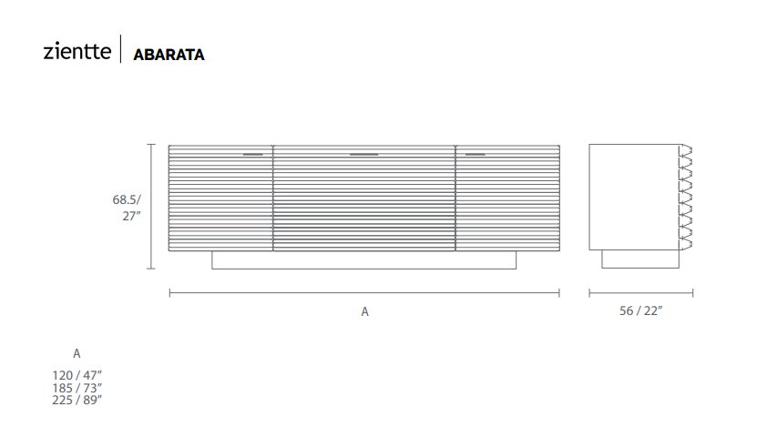 ABATARA Sideboard by Zientte