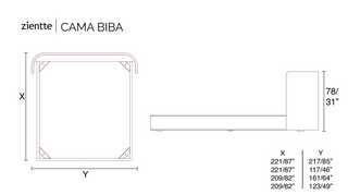 BIBA Bed ZIENTTE - DEKOR
