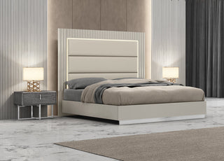 Chloe King Bed Whiteline