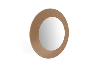 Emily Round Mirror Whiteline