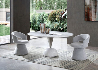 Olympia Round Dining Table Whiteline