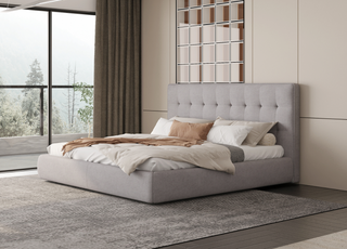 Dexter King Bed Whiteline