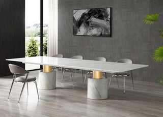 Geneva Dining Table Whiteline