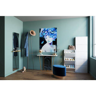 White Steel Shoe Holder