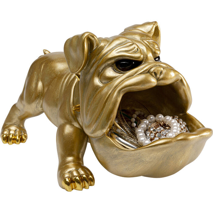 Deco Figurine Hungry Dog Gold 37cm