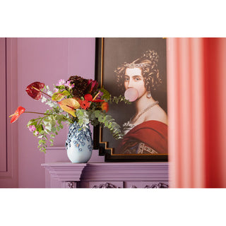 Vase Butterflies Lightblue 35cm KARE MIAMI