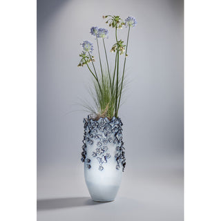 Vase Butterflies Lightblue 50cm - DEKOR