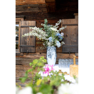 Vase Butterflies Lightblue 50cm - DEKOR