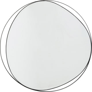 Wall Mirror Bonita Black Ø80cm - DEKOR