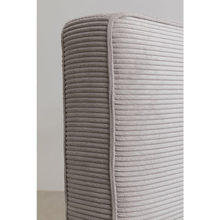 Bed East Side Cord Grey180x200cm - DEKOR