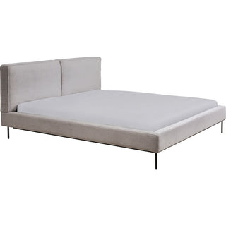 Bed East Side Cord Grey180x200cm - DEKOR
