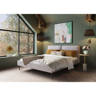 Grey Corduroy Bed
