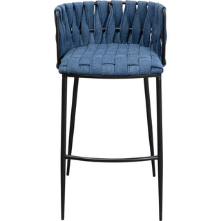 Saluti Blue Bar Chair 77cm