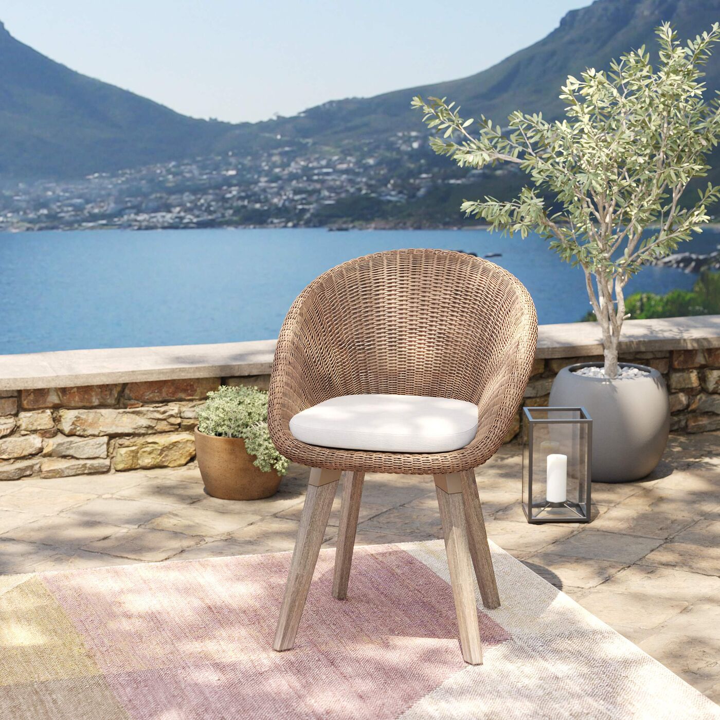 Outdoor Armrest Chair