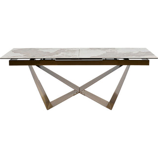 Extension Table Connesso Brass 200(+60)x90cm - DEKOR