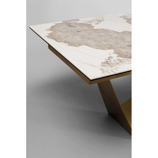 Extension Table Connesso Brass 200(+60)x90cm - DEKOR