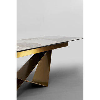 Extension Table Connesso Brass 200(+60)x90cm - DEKOR