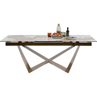 Extension Table Connesso Brass 200(+60)x90cm - DEKOR