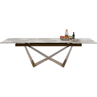 Extension Table Connesso Brass 200(+60)x90cm - DEKOR