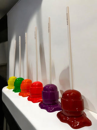 LOLLIPOPS – SMALL RED – “STRAWBERRY” - DEKOR