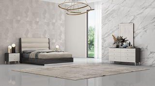 Pino Queen Bed Whiteline