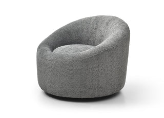 Perla Swivel Accent Chair Whiteline