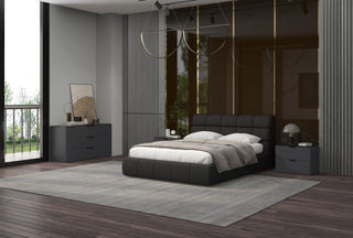 Owen Queen Bed Whiteline