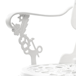 Industry Collection ALUMINIUM ARMCHAIR - WHITE DEKOR