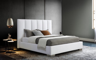 Velvet Queen Bed Whiteline