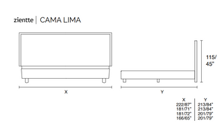 LIMA Bed by Zientte - DEKOR