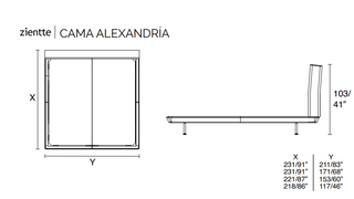 ALEXANDRIA Bed by Zientte - DEKOR