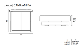 ANIMA Bed by Zientte - DEKOR