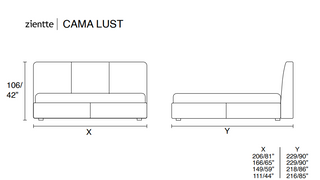 LUST Bed by Zientte - DEKOR