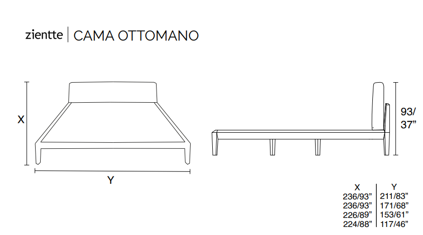 OTTOMANO Bed by Zientte