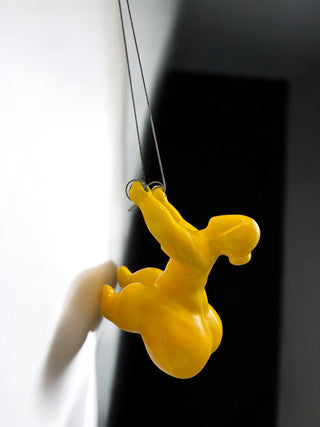 ESCALADORA PINTADA (WALL SCULPTURE) YELLOW - DEKOR