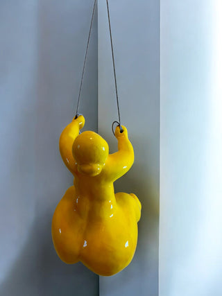 ESCALADORA PINTADA (WALL SCULPTURE) YELLOW - DEKOR