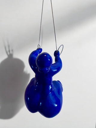 ESCALADORA PINTADA (WALL SCULPTURE) BLUE - DEKOR