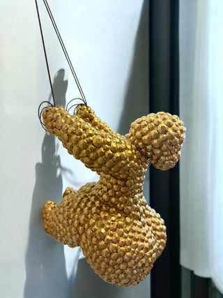 ESCALADORA INTERVENIDA (WALL SCULPTURE) GOLD - DEKOR