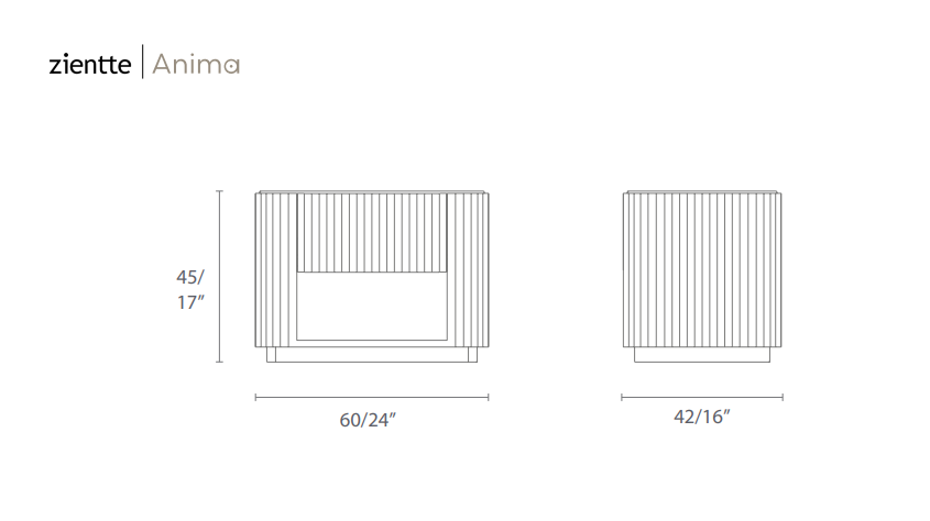 ANIMA Nightstand by Zientte