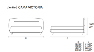 VICTORIA Bed by Zientte - DEKOR