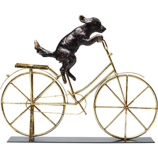 Deco Object Dog With Bicycle - JULIA VENCE STORE